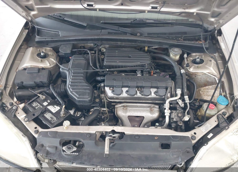 2002 HONDA CIVIC LX VIN: 1HGES16512L061644