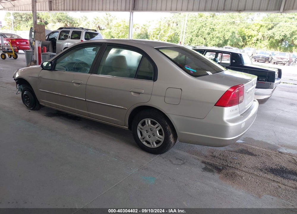 2002 HONDA CIVIC LX VIN: 1HGES16512L061644