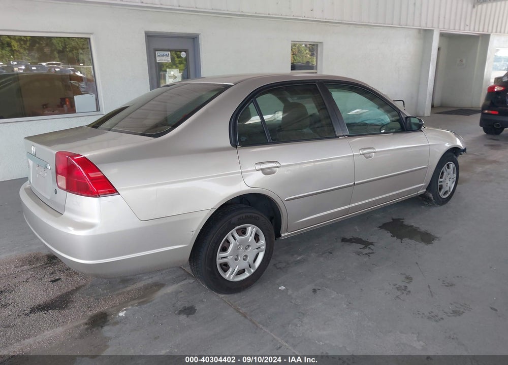 2002 HONDA CIVIC LX VIN: 1HGES16512L061644