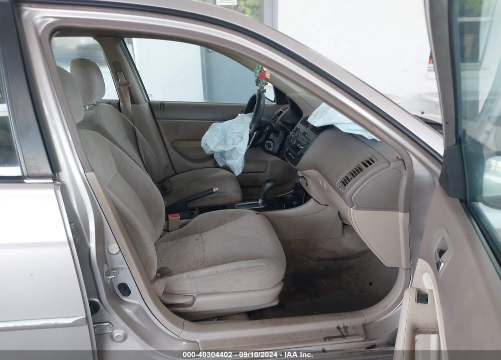 2002 HONDA CIVIC LX VIN: 1HGES16512L061644