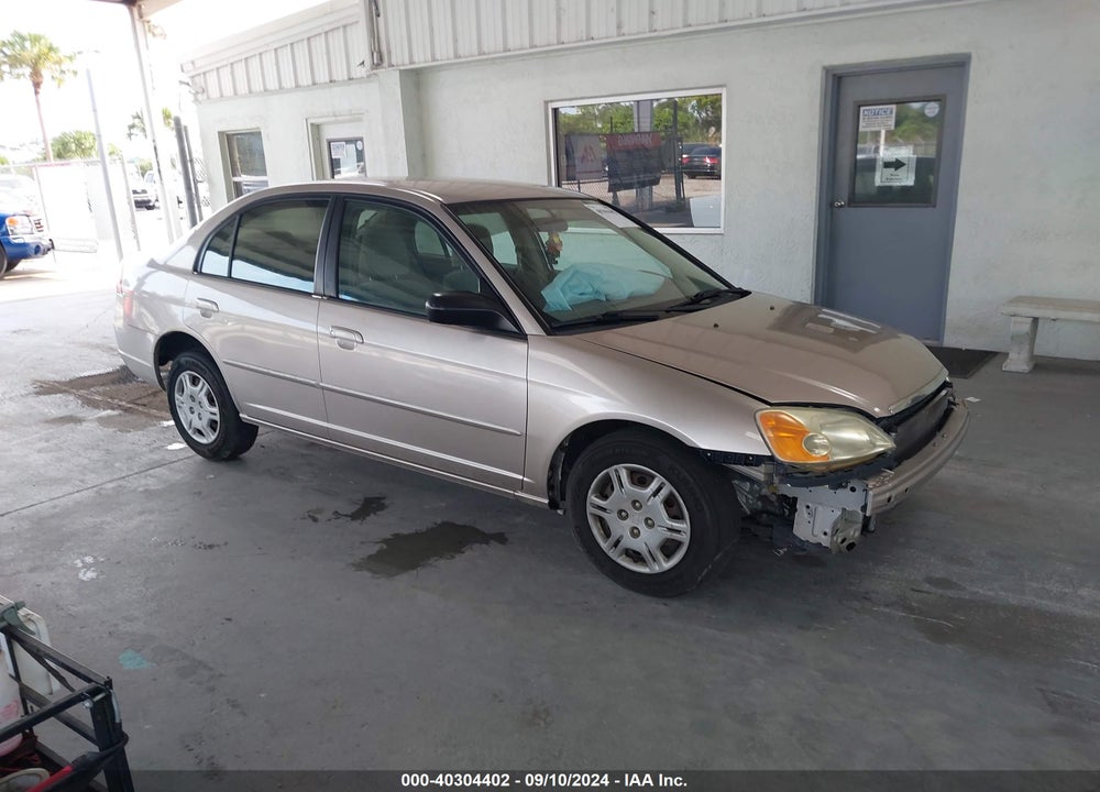 2002 HONDA CIVIC LX VIN: 1HGES16512L061644
