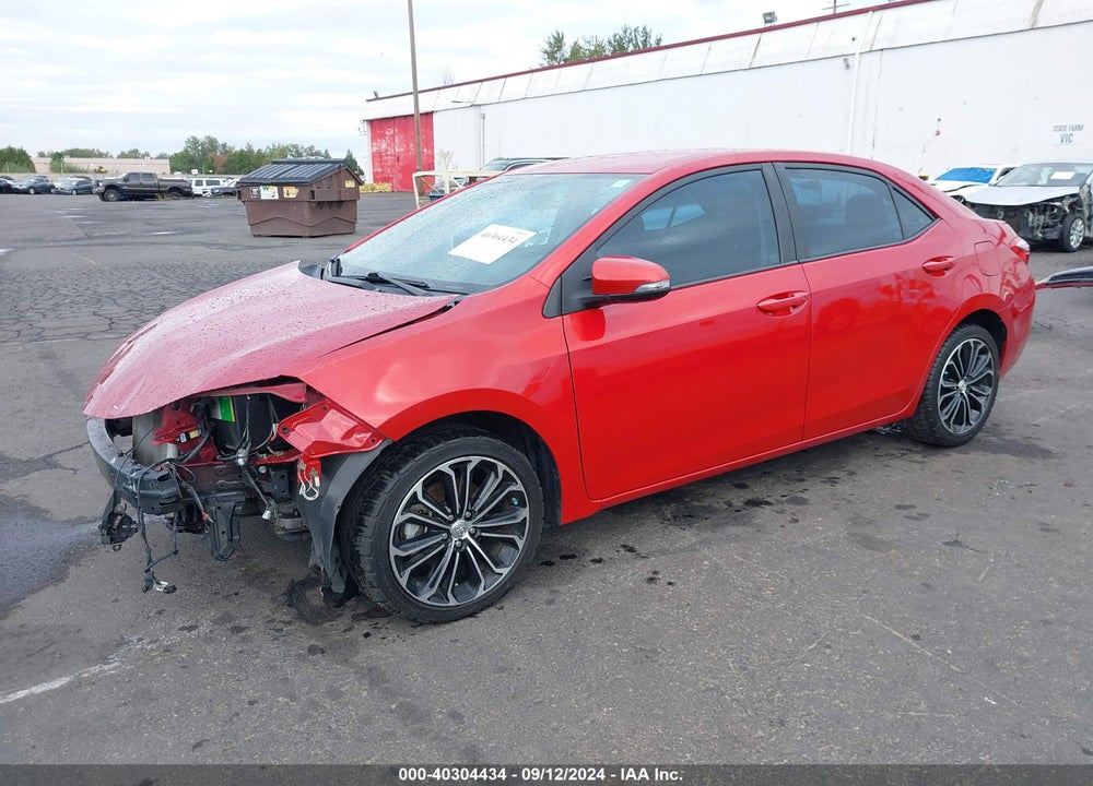 2015 TOYOTA COROLLA S PLUS VIN: 2T1BURHE5FC258398