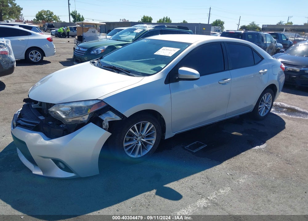 2014 TOYOTA COROLLA LE PLUS VIN: 2T1BURHEXEC087162