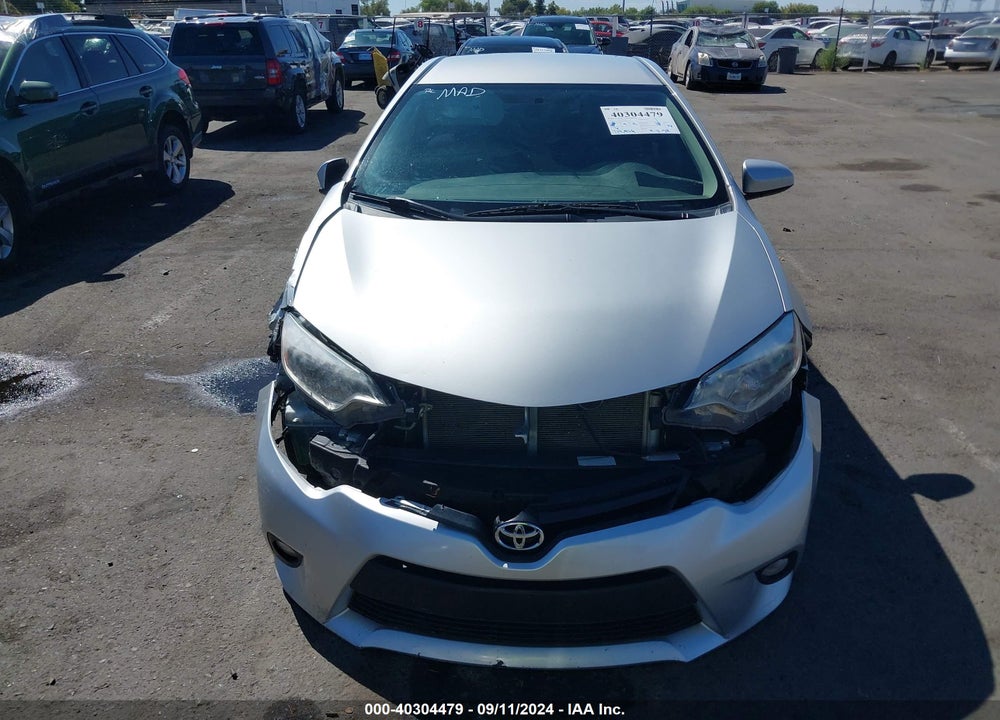 2014 TOYOTA COROLLA LE PLUS VIN: 2T1BURHEXEC087162