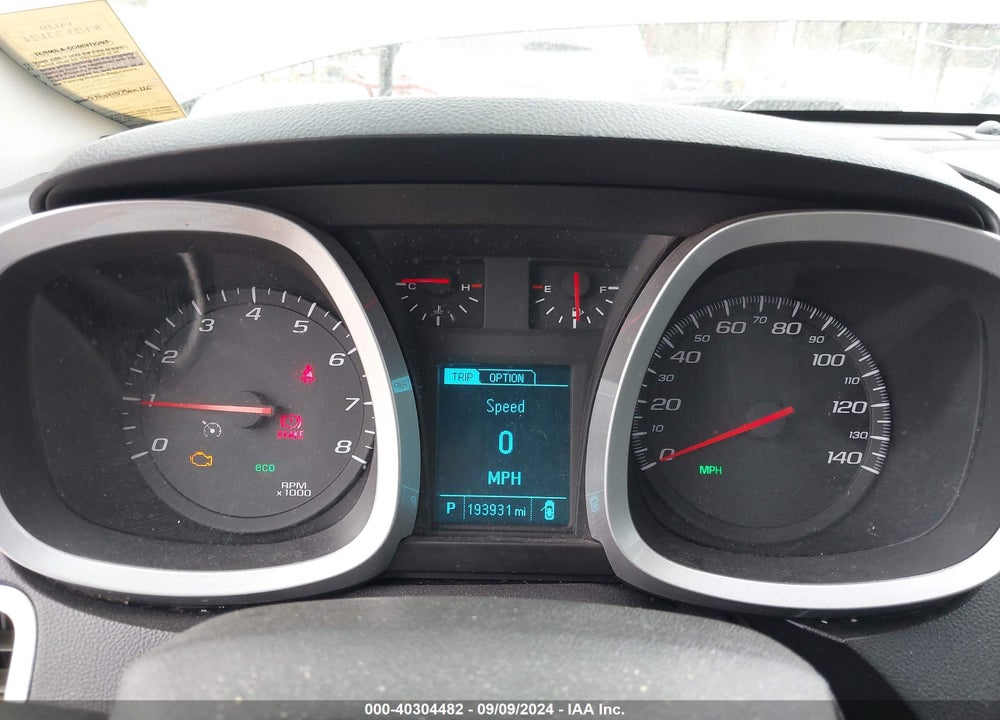 2013 CHEVROLET EQUINOX 2LT VIN: 2GNFLNEK9D6207936