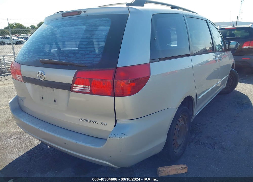 2004 TOYOTA SIENNA CE VIN: 5TDZA23C84S039640