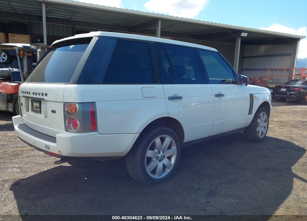 2004 LAND ROVER RANGE ROVER HSE VIN: SALME114X4A164858