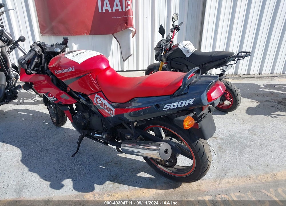 2002 KAWASAKI EX500 D VIN: JKAEXVD182A071942