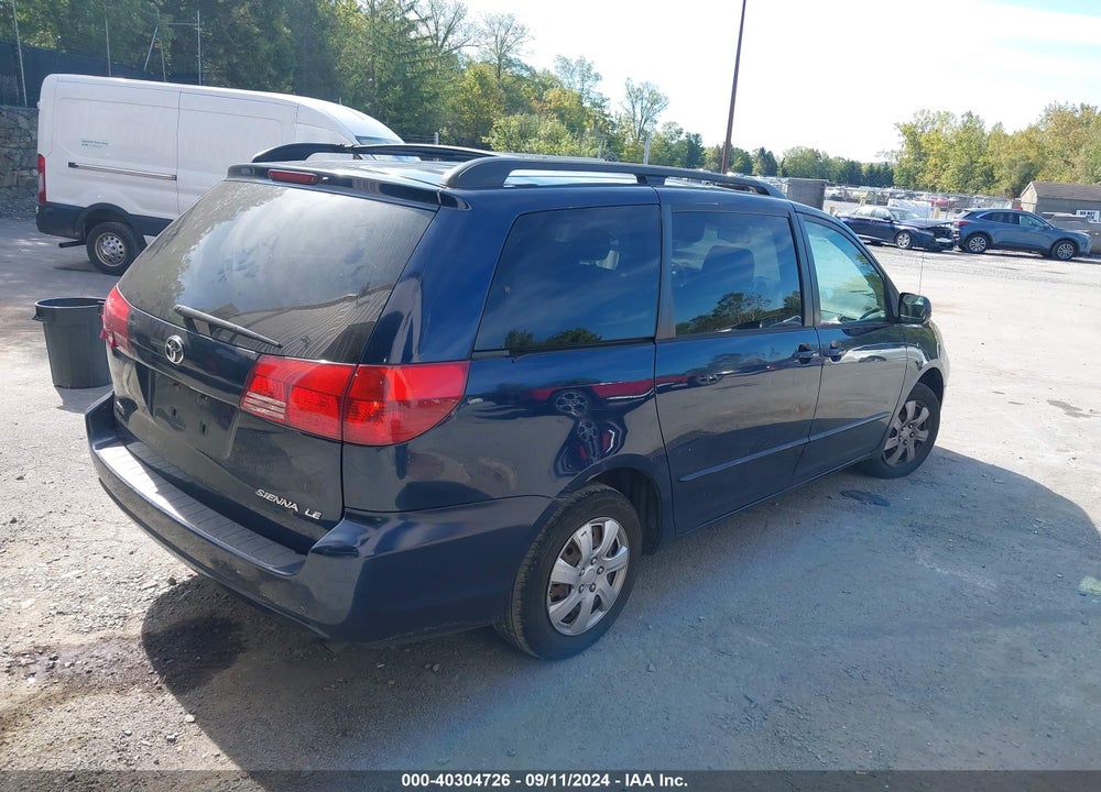 2004 TOYOTA SIENNA LE VIN: 5TDZA23C14S081969
