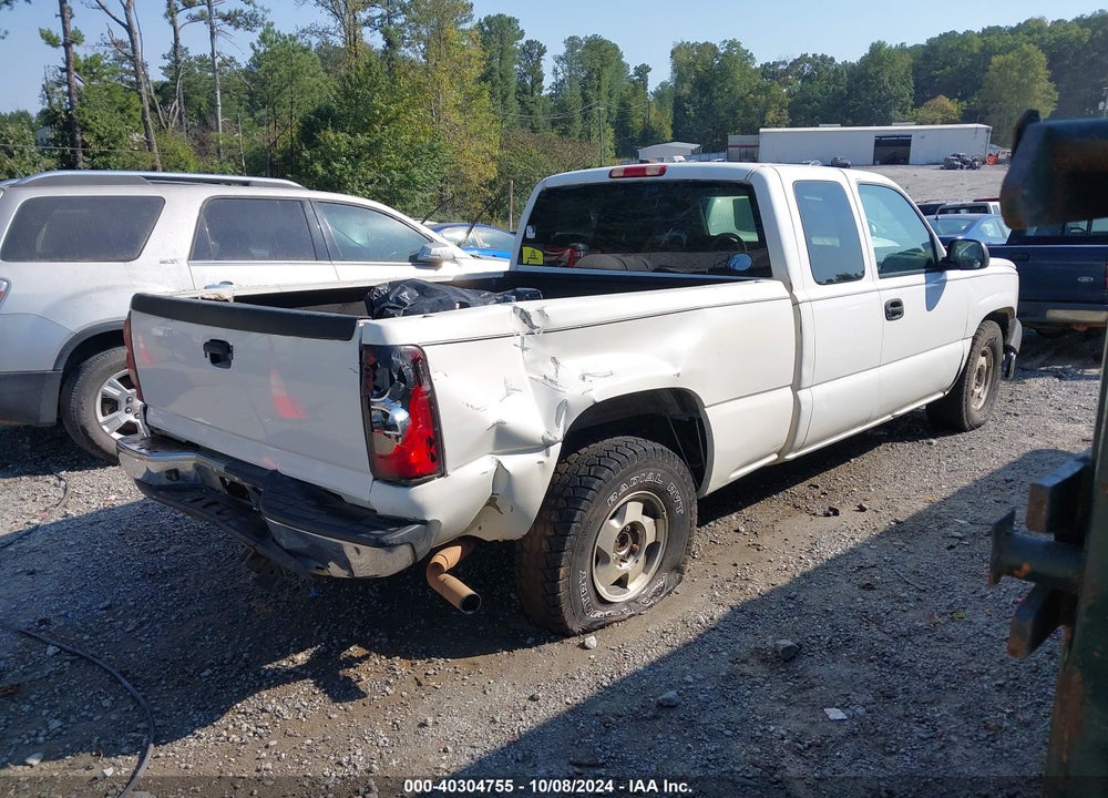 2004 CHEVROLET SILVERADO 1500 WORK TRUCK VIN: 1GCEC19XX4Z120666