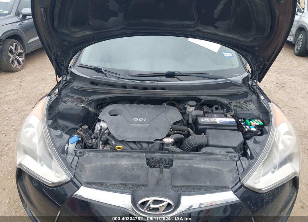 2013 HYUNDAI VELOSTER BASE W/BLACK VIN: KMHTC6ADXDU095363