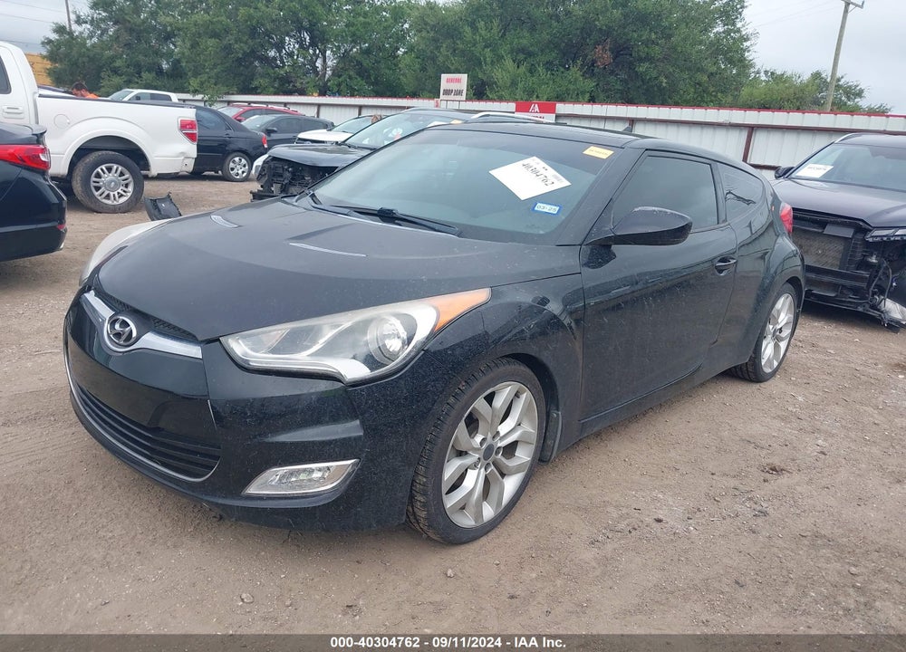 2013 HYUNDAI VELOSTER BASE W/BLACK VIN: KMHTC6ADXDU095363