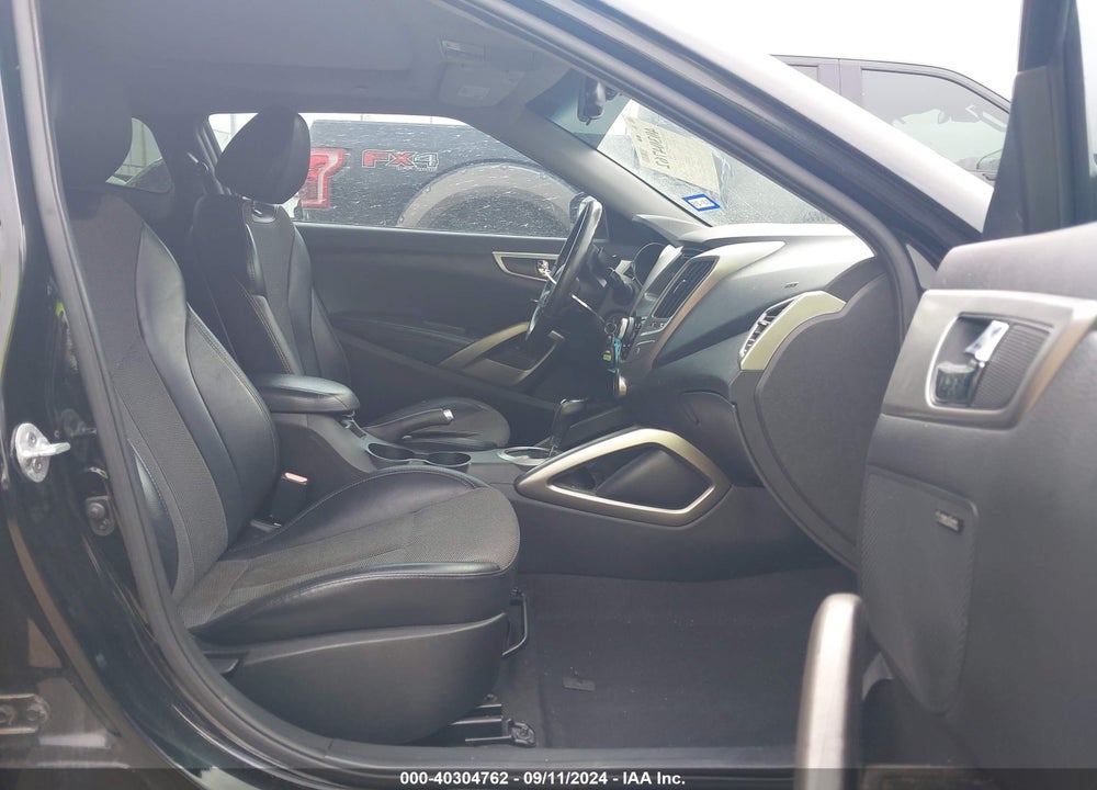 2013 HYUNDAI VELOSTER BASE W/BLACK VIN: KMHTC6ADXDU095363