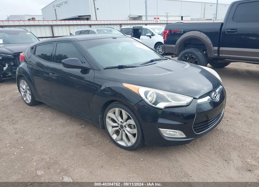 2013 HYUNDAI VELOSTER BASE W/BLACK VIN: KMHTC6ADXDU095363