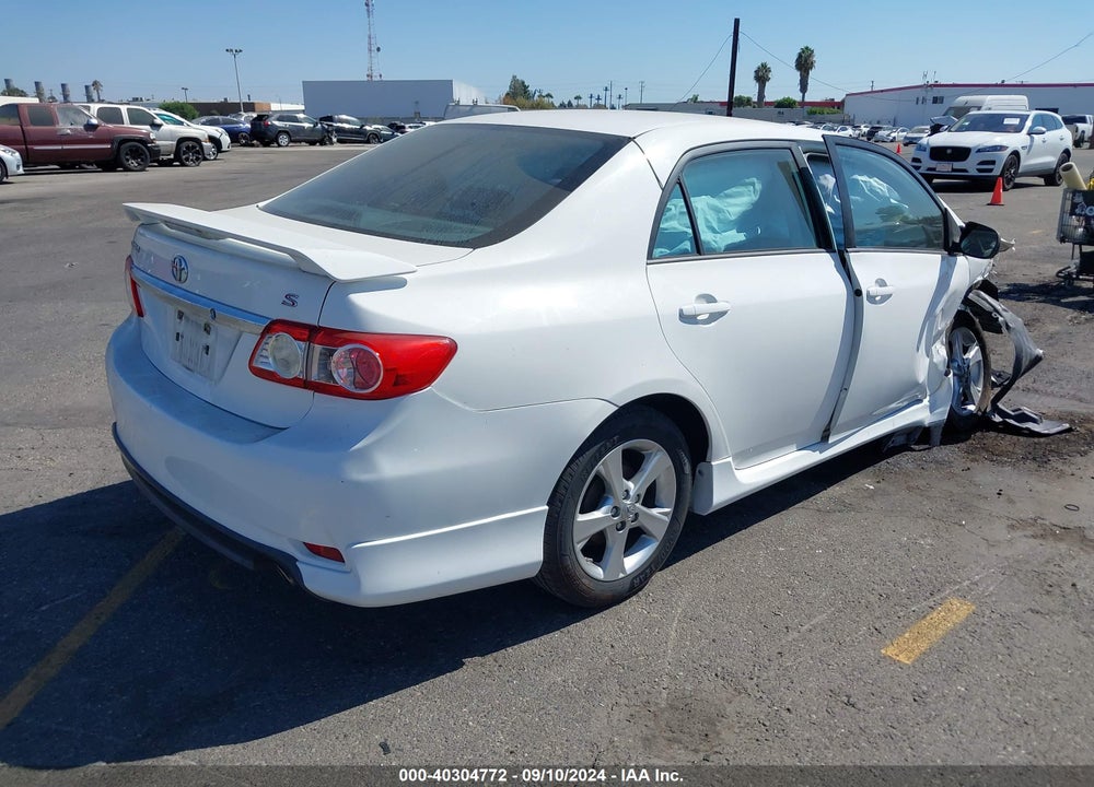 2013 TOYOTA COROLLA S VIN: 5YFBU4EE6DP122849