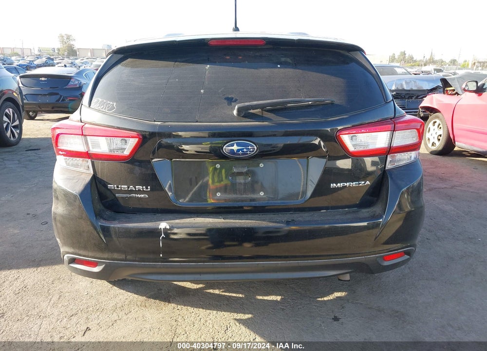 2019 SUBARU IMPREZA 2.0I VIN: 4S3GTAA62K3714728