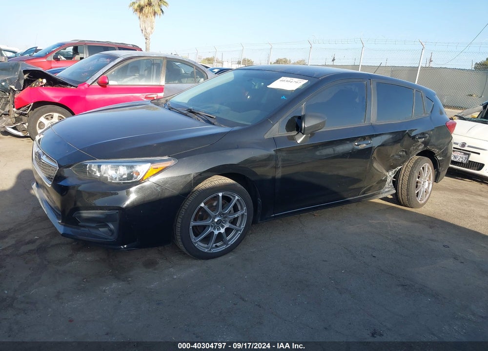 2019 SUBARU IMPREZA 2.0I VIN: 4S3GTAA62K3714728