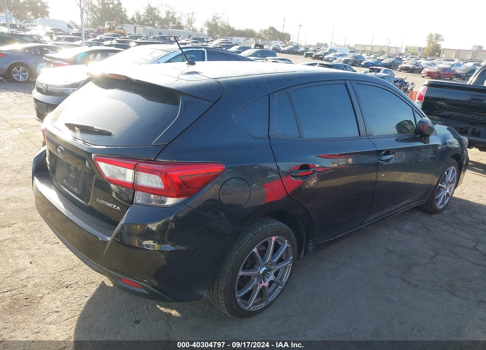 2019 SUBARU IMPREZA 2.0I VIN: 4S3GTAA62K3714728