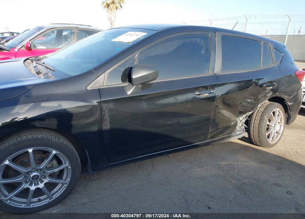 2019 SUBARU IMPREZA 2.0I VIN: 4S3GTAA62K3714728