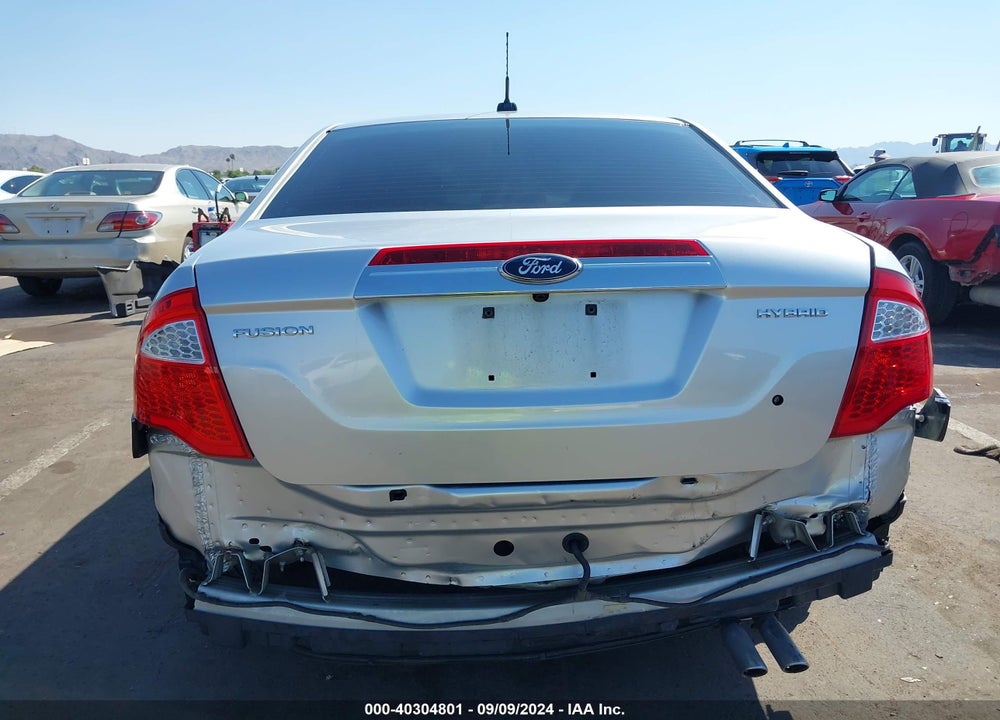 2012 FORD FUSION HYBRID VIN: 3FADP0L34CR212414