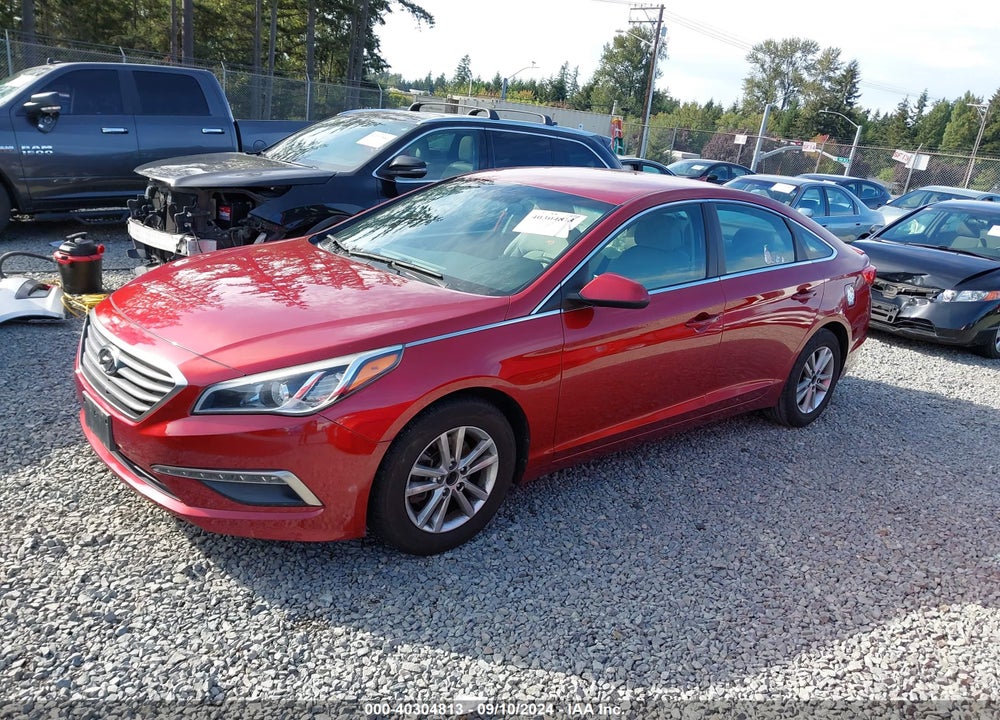 2015 HYUNDAI SONATA SE VIN: 5NPE24AFXFH116926