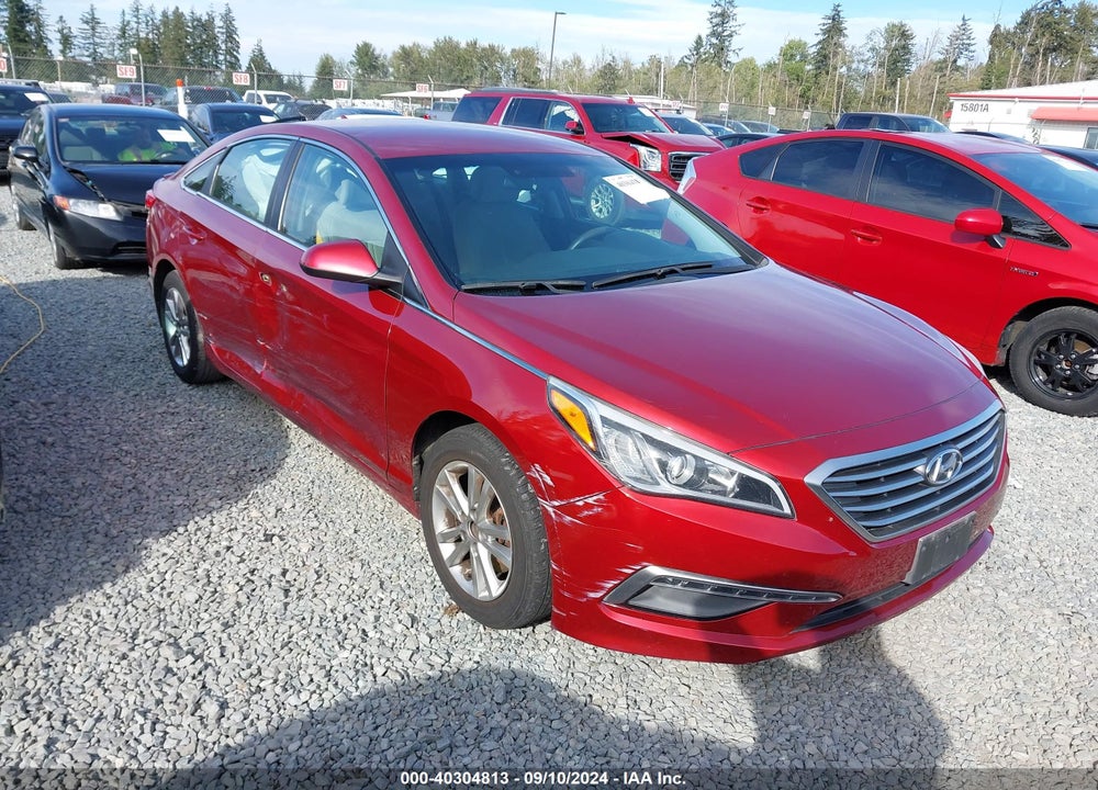 2015 HYUNDAI SONATA SE VIN: 5NPE24AFXFH116926