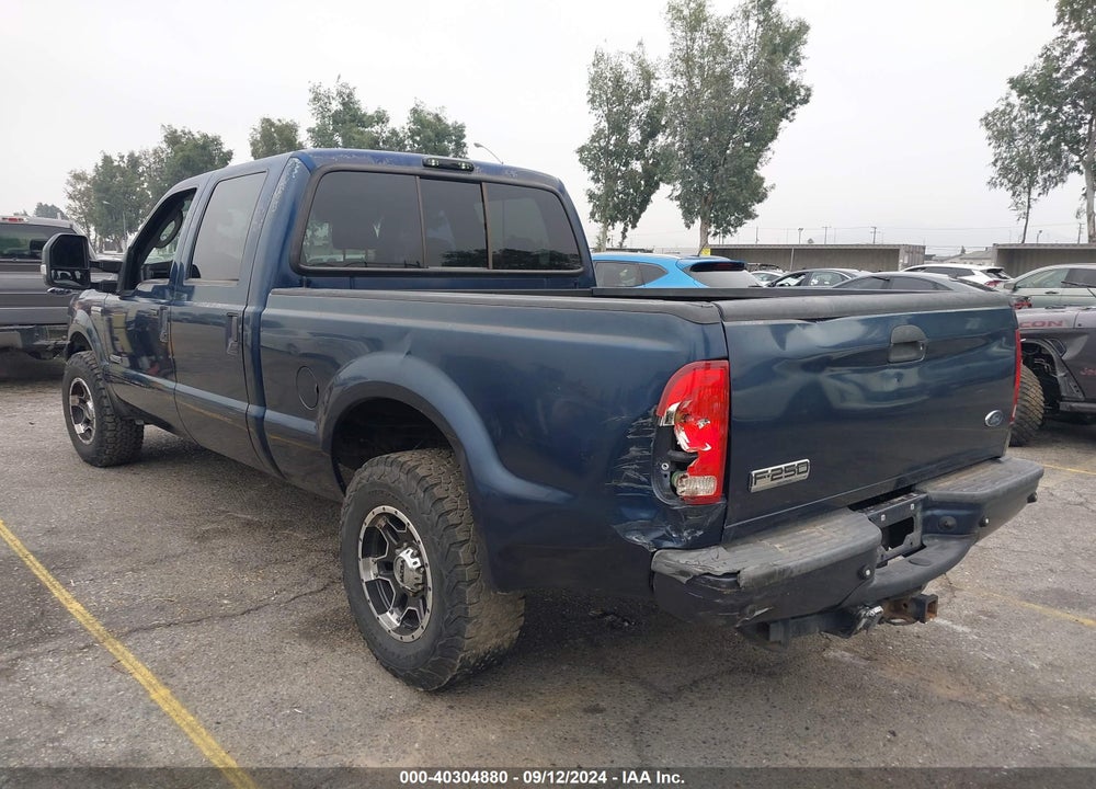2005 FORD F-250 LARIAT/XL/XLT VIN: 1FTSW20P95EC22627