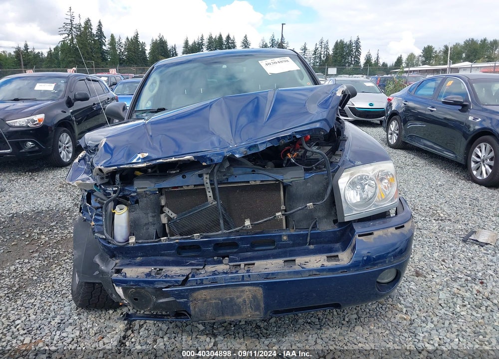 2005 DODGE DAKOTA LARAMIE VIN: 1D7HW52K05S166520