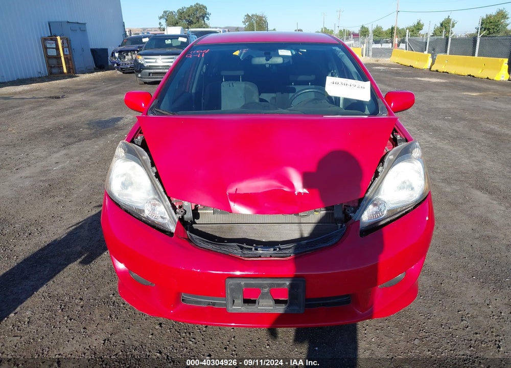 2009 HONDA FIT SPORT VIN: JHMGE88459C005887