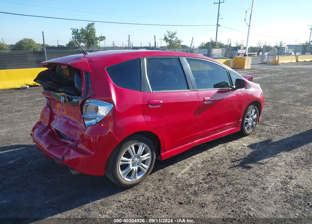 2009 HONDA FIT SPORT VIN: JHMGE88459C005887