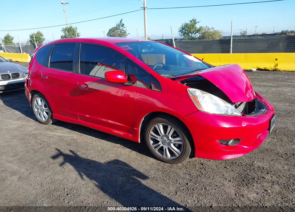2009 HONDA FIT SPORT VIN: JHMGE88459C005887