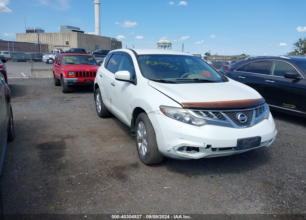 2014 NISSAN MURANO S VIN: JN8AZ1MW0EW504118