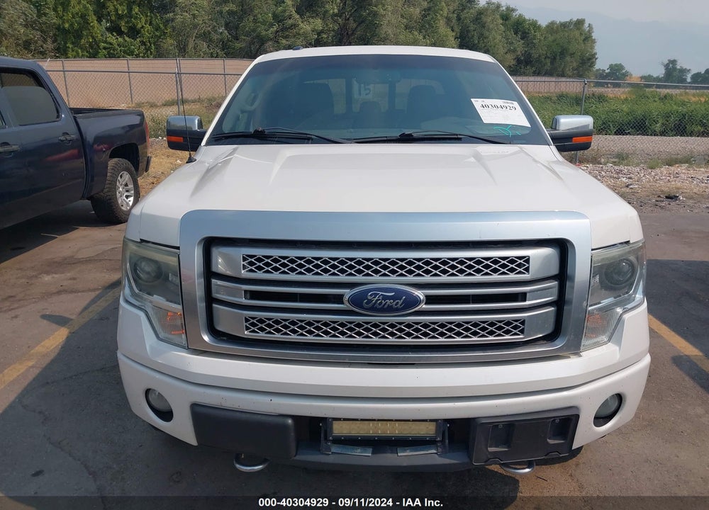 2013 FORD F-150 PLATINUM VIN: 1FTFW1ET8DFC80576