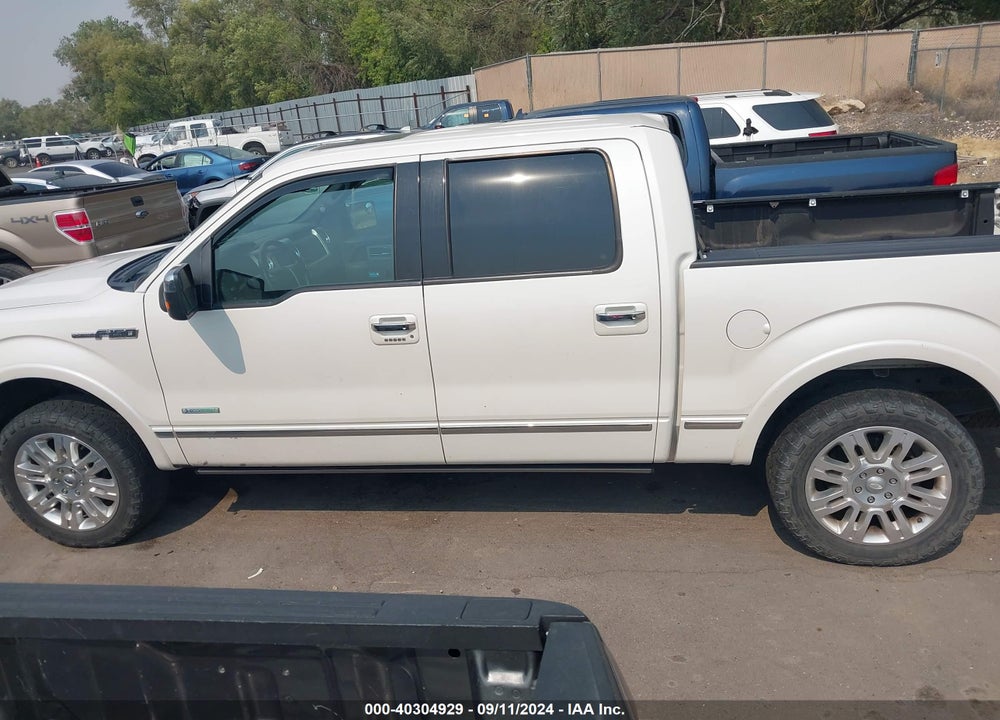 2013 FORD F-150 PLATINUM VIN: 1FTFW1ET8DFC80576