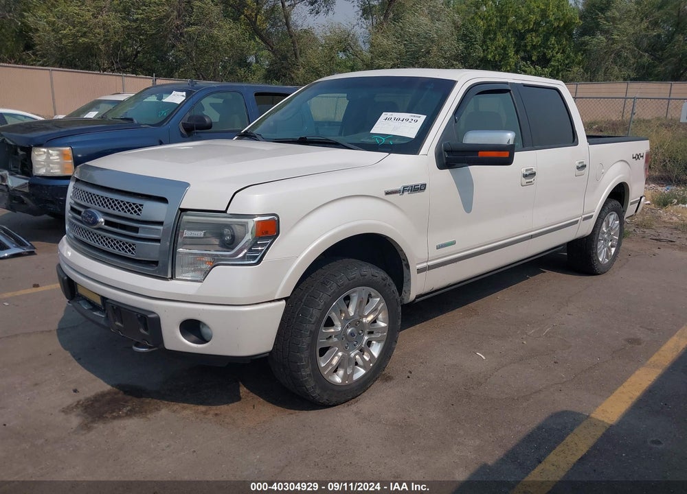 2013 FORD F-150 PLATINUM VIN: 1FTFW1ET8DFC80576