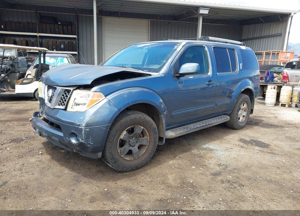 2005 NISSAN PATHFINDER SE VIN: 5N1AR18W05C730906