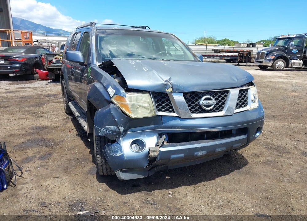 2005 NISSAN PATHFINDER SE VIN: 5N1AR18W05C730906
