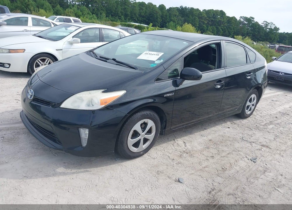 2013 TOYOTA PRIUS THREE VIN: JTDKN3DU7D1625326