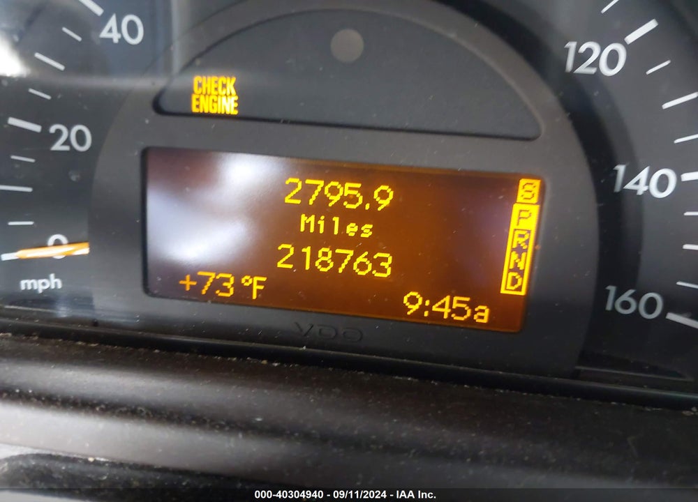 2004 MERCEDES-BENZ C 320 4MATIC VIN: WDBRF84J74F456585