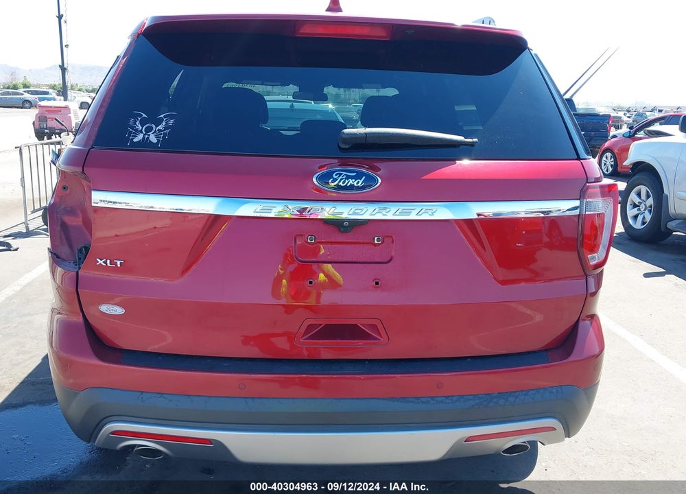 2017 FORD EXPLORER XLT VIN: 1FM5K7D88HGE38837