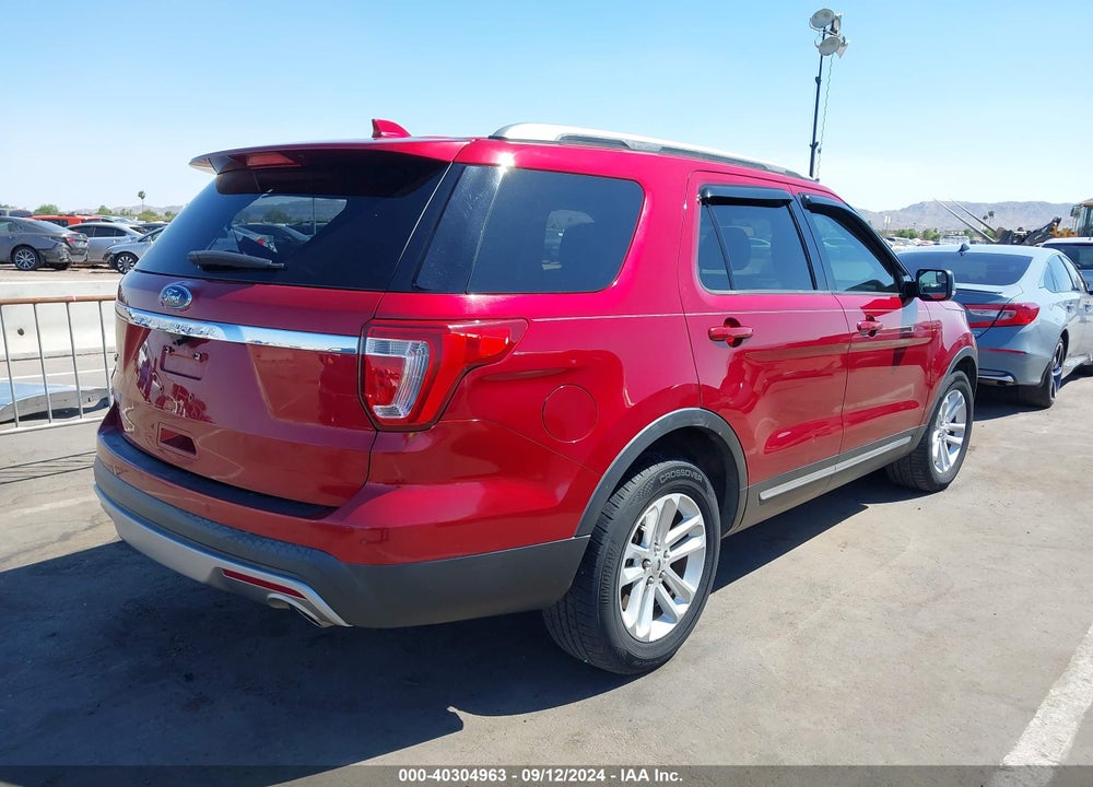 2017 FORD EXPLORER XLT VIN: 1FM5K7D88HGE38837
