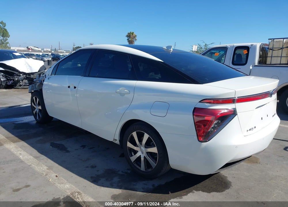 2017 TOYOTA MIRAI VIN: JTDBVRBD7HA001604