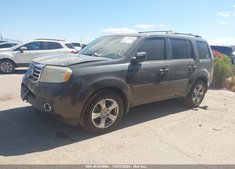 2013 HONDA PILOT EX-L VIN: 5FNYF4H61DB077887
