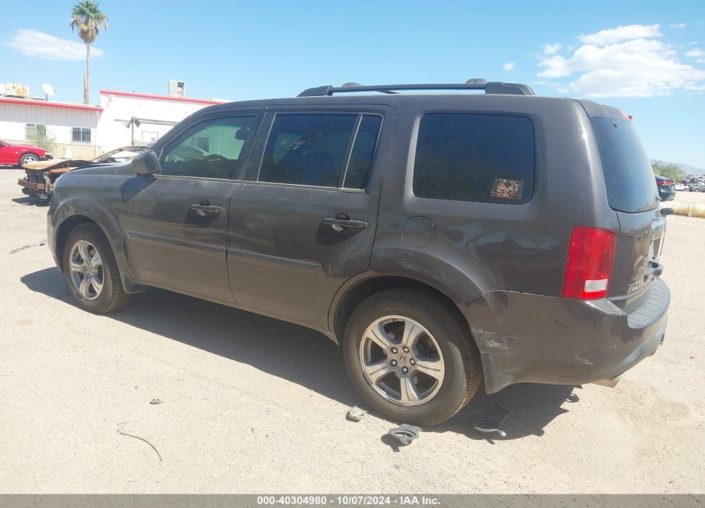 2013 HONDA PILOT EX-L VIN: 5FNYF4H61DB077887