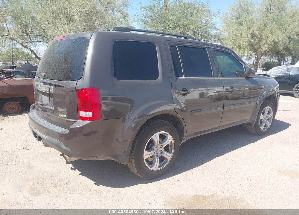2013 HONDA PILOT EX-L VIN: 5FNYF4H61DB077887