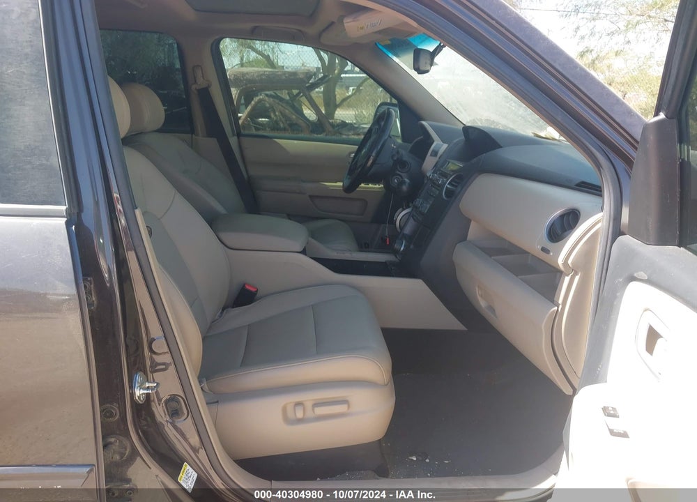 2013 HONDA PILOT EX-L VIN: 5FNYF4H61DB077887