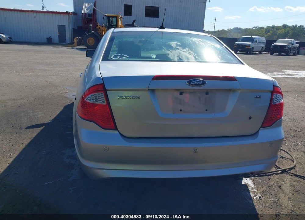 2012 FORD FUSION SE VIN: 3FAHP0HA9CR296514