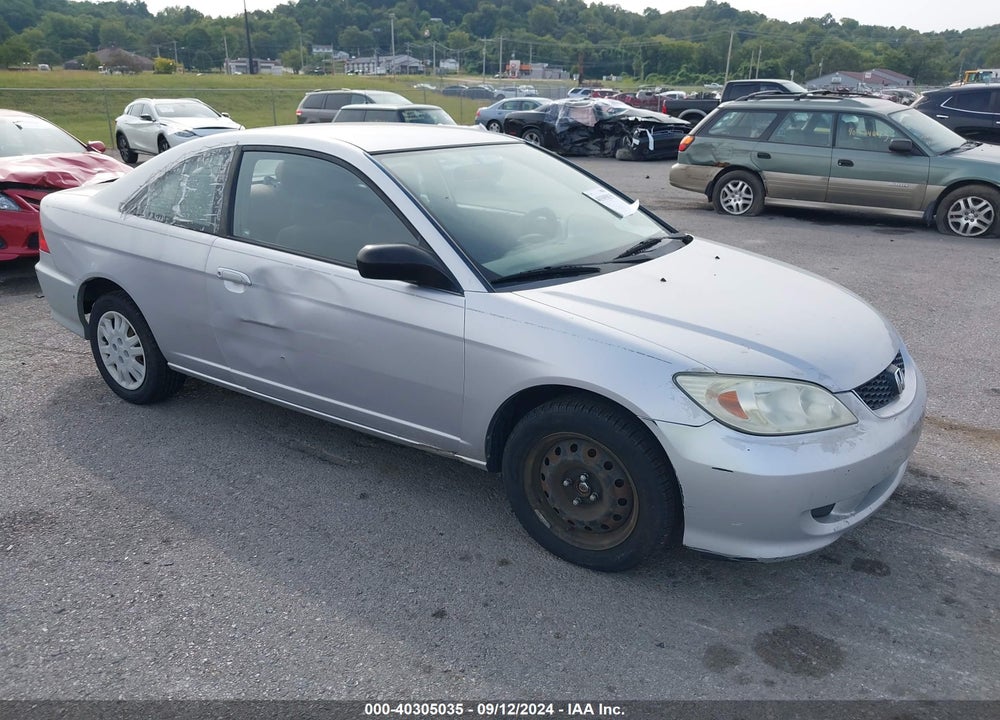 2005 HONDA CIVIC LX VIN: 1HGEM22515L059645