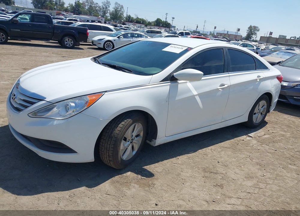 2014 HYUNDAI SONATA GLS VIN: 5NPEB4AC6EH826751