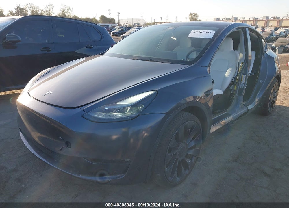 2023 TESLA MODEL Y AWD/PERFORMANCE DUAL MOTOR ALL-WHEEL DRIVE VIN: 7SAYGDEF6PF594806
